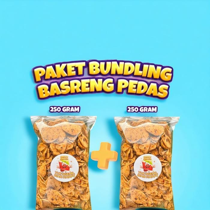 

FF PAKET HEMAT 2PCS KEMASAN PRAKTIS 250GRAM BASRENG CHILI OIL Makanan Cemilan Snack Food Pedas Kering