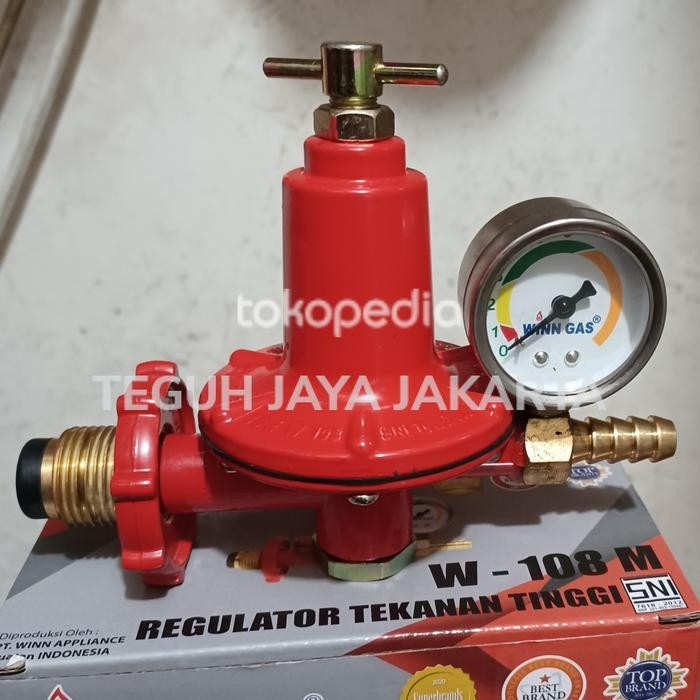 (Promo) Regulator Gas Elpiji 50Kg Tekanan Tinggi Merk Winn Gas Bestseller