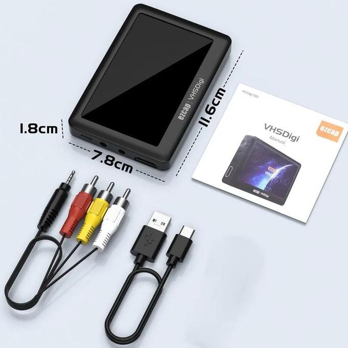 EZCAP 180 PORTABLE AV VIDEO RECORDER VHSDIGI EZCAP180 ORIGINAL DAN TERPERCAYA