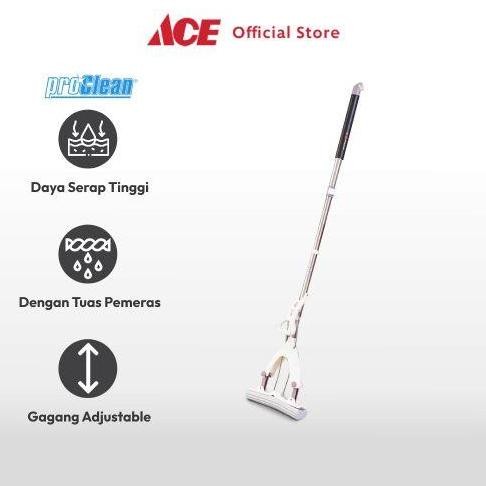 Proclean Alat Pel Spons Pva - Krem Refil Mop Isi Ulang Kain Pel