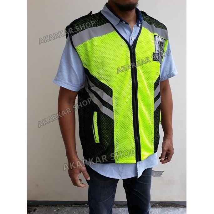 Rompi Dinas Security Satpam Rompi Lapangan Security/Rompi Security Satpam List Hitam Co