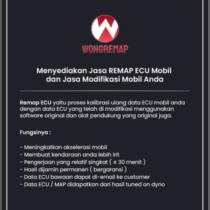 JASA REMAP ECU MOBIL TOYOTA INNOVA FORTUNER PAJERO ORIGINAL DAN TERPERCAYA