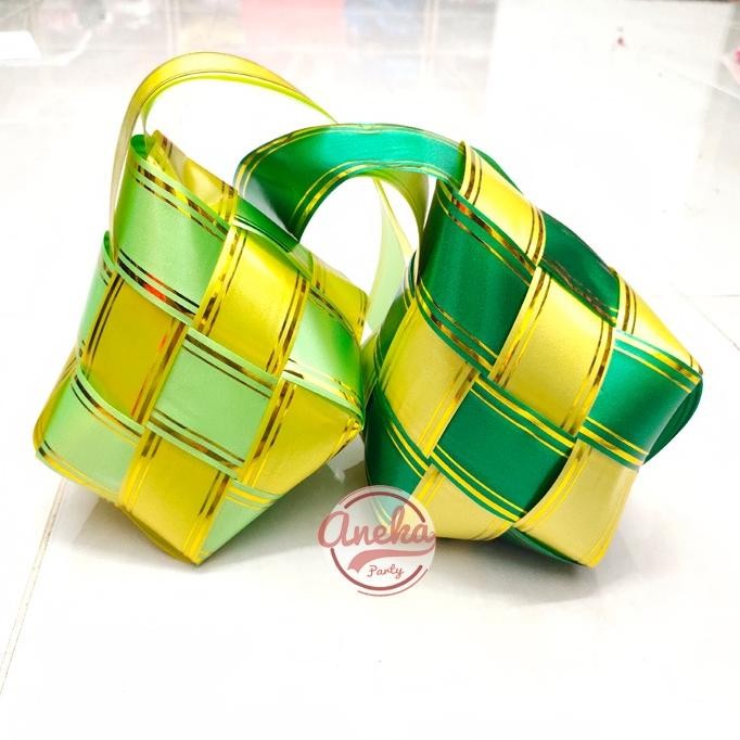 

Ok75 Ketupat Lebaran Pita Parsel / Hiasan Parsel / Aksesoris Idul Fitri / Lebaran Ketupat Hias Parsel Ok75