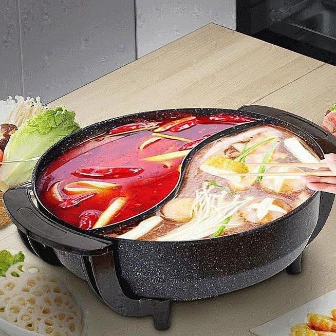 IDEALIFE ELECTRIC GRILL/SHABU IL-116A/ PANCI SHABU LISTRIK/GRILLER ORIGINAL DAN TERPERCAYA