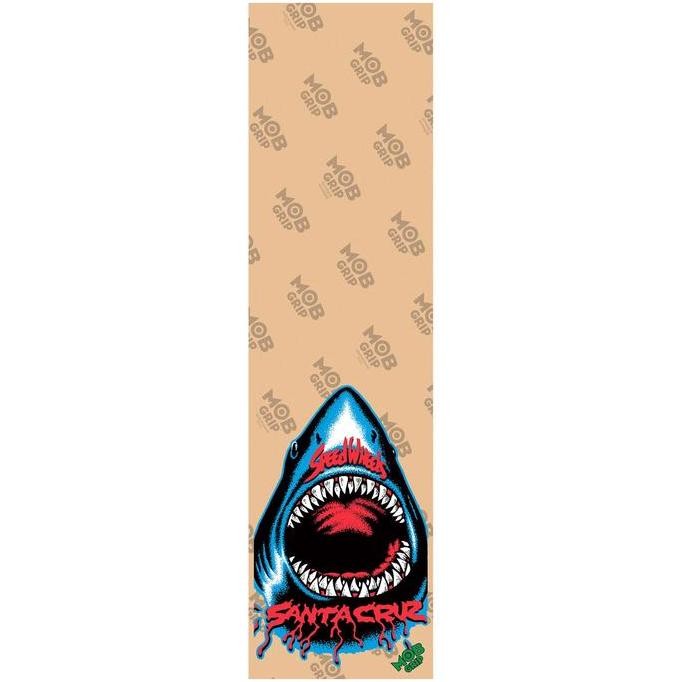 HOT SALE Mob Griptape X Santa Cruz Speed Wheels Shark Clear