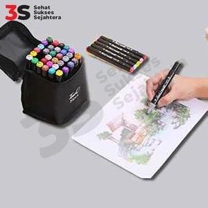 

JFactory Spidol Warna Dual Side Fine Art Brush Pen Art Marker Set