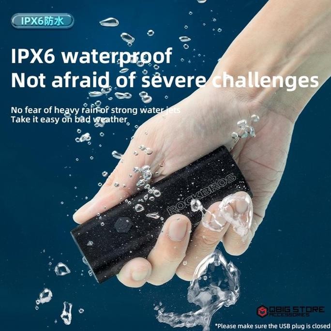 Lampu Depan Sepeda 600LM Rockbros RHL600 Waterproof IPX6