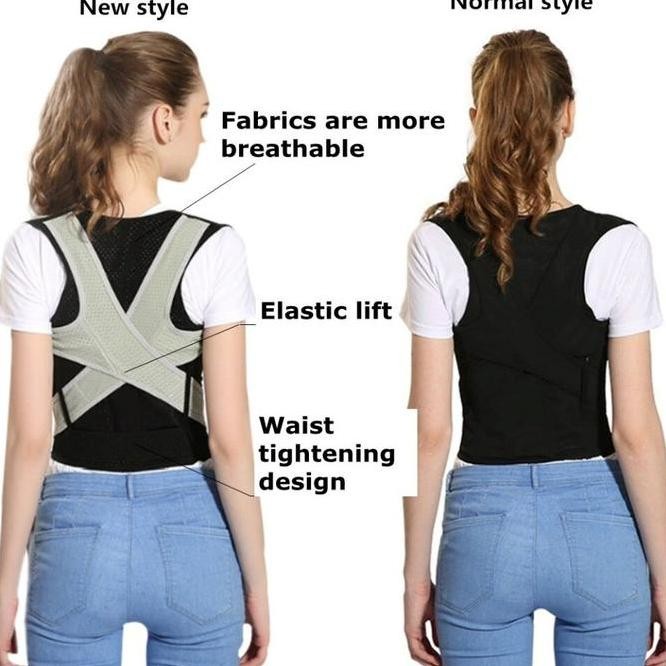 Promo Korset Penyangga Punggung Tali Punggung Pria  Penarik Punggung Korektor Punggung Adjustable Po