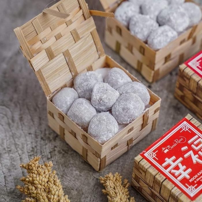 

IX Kue Mochi Khas Sunda Rasa|Moci Keranjang Original Pandan (5 box)