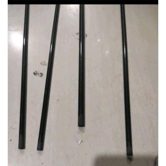 bahan carbon solid rhino shuriken 100cm 120cm 150cm solid carbon untuk joran pancing