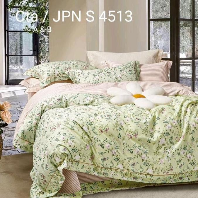 SL sprei set katun jepang premium ukuran 160x200 180x200.