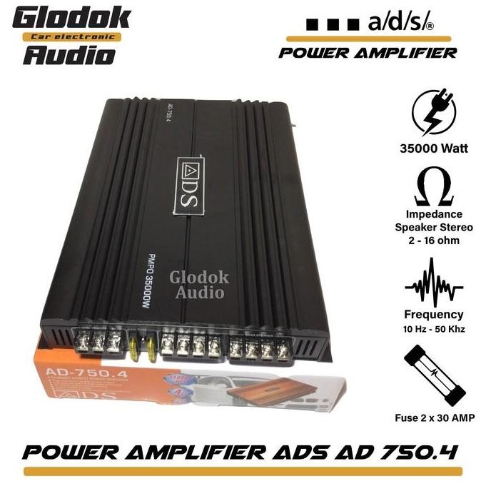 Power amplifier mobil ADS AD 750 .4 Mosfet
