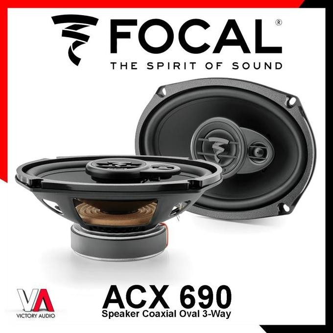 Speaker Coaxial Oval 3-Way FOCAL PERFORMANCE AUDITOR SERIES ACX 690 ACX690 PERFORMANCE AUDITOR SERIE