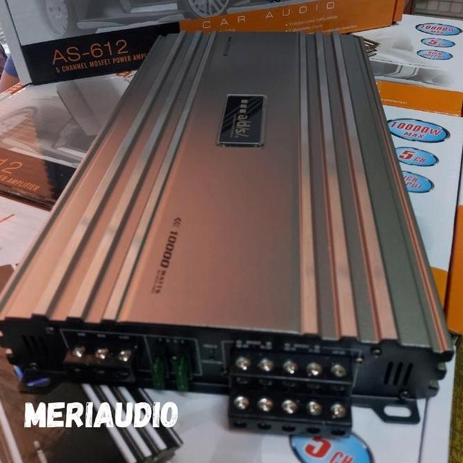 POWER AMPLIFIER  5 CHANNEL AS 612 ADS  AMPLIFIER 5 CHANNEL