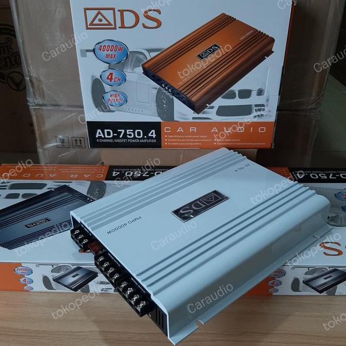 Power ADS A-740.4 Amplifier Audio Mobil ADS 4 Chanel