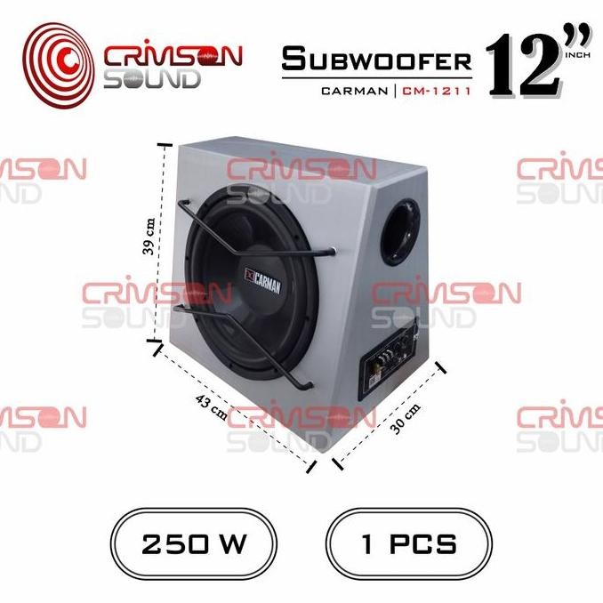 SUBWOOFER AKTIF 12 Inch BASSBOX Carman CM-1211