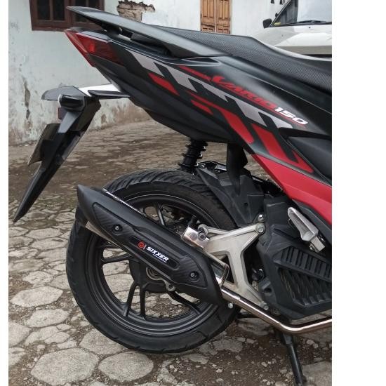 Knalpot Racing Stainless Vario Beat Scoopy Mio Genio Nmax Pcx Aerox End Muffler ORIGINAL SIXXER