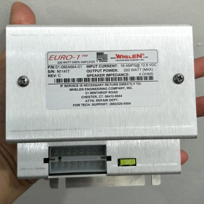 Whelen EURO1 + jumper / EURO 1 - 200 watt - Amplifier