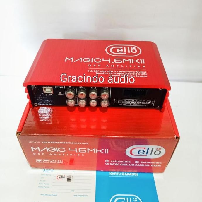 Power DSP Amplifier Cello Magic 4.6