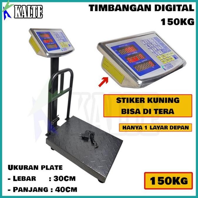 Timbangan Duduk Digital 150Kg Timbangan Digital 150Kg Timbangan Barang 150Kg - 150Kg 1 Display Co