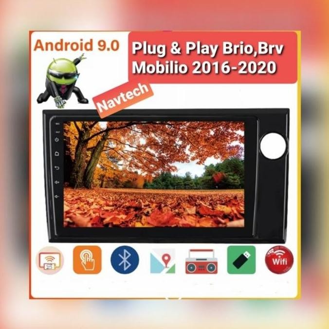Head unit 9 inch android oem Honda Brio BRV Mobilio