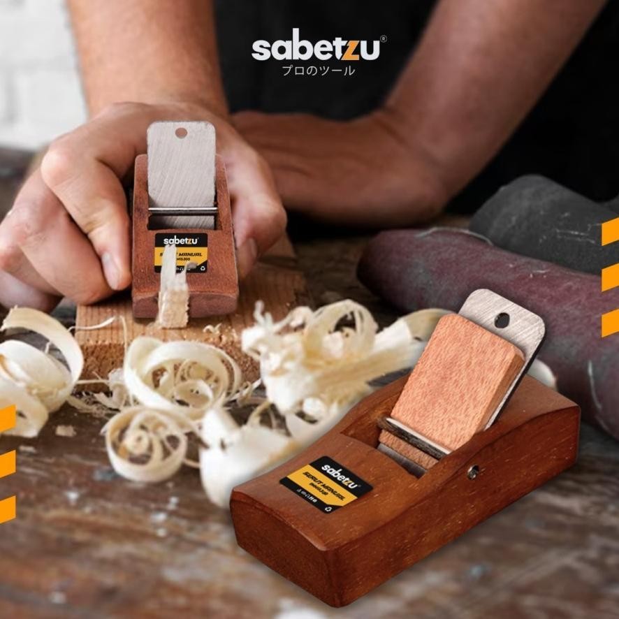 Sabetzu Mini Trimming Planer Ketam Pasah Serut Manual Alat Sugu Kayu - Alat Serut Tangan Mini Kecil 