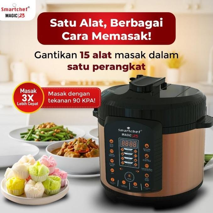 Smart Chef Slow Cooker Low Carbo Pressure Slow Cooker (Triple Action)