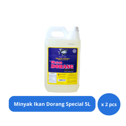 

Minyak Ikan Dorang Special 5L x 2 pcs