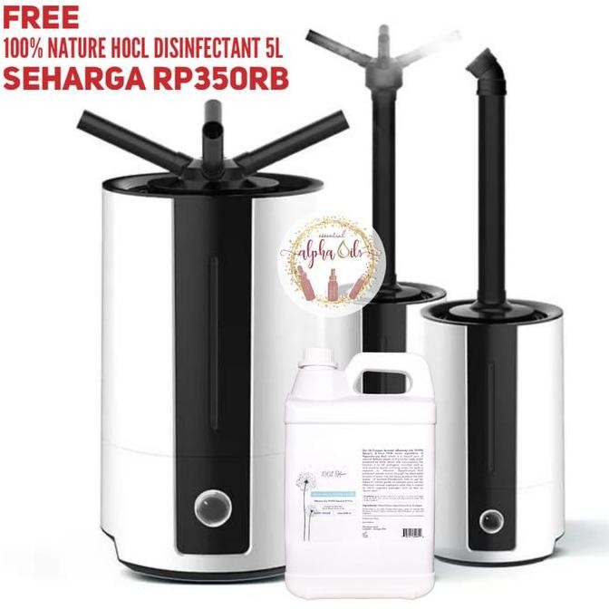 Industrial Hypochlorous Acid Disinfectant Ultrasonic Air Humidifier