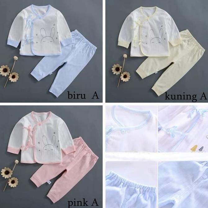 baju Anak bayi baru lahir baby Set kimono pakaian Bayi Unisex V17
