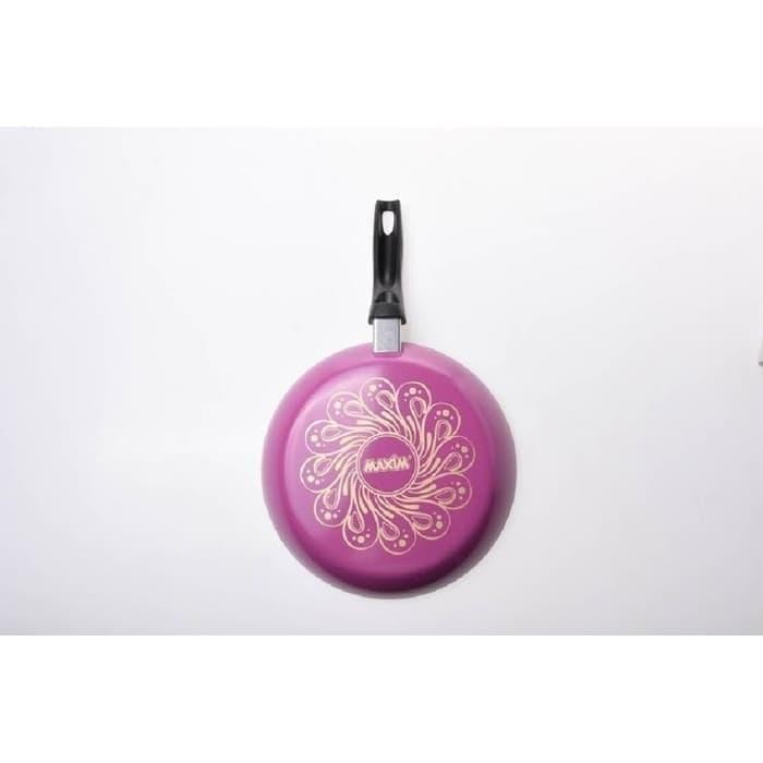 (Ready) Penggorengan Maxim Datar Ceper Wajan Frying Pan Teflon Valentino 24 Cm Bestseller