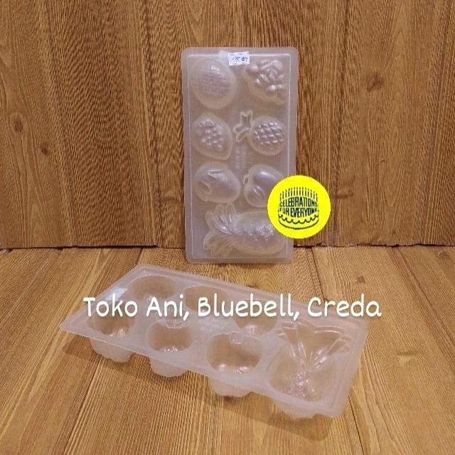(Ready) Cetakan Jelly / Pudding Bentuk Buah 7 Cav , 5 Cm Bestseller