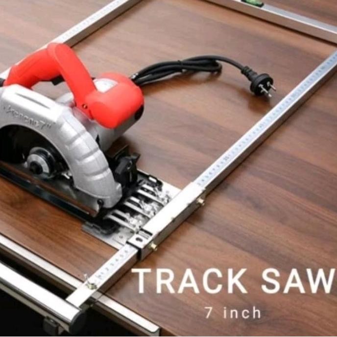 Track Saw Alat Bantu Potong Papan Kayu Gergaji Circular Saw 7 Inch Co