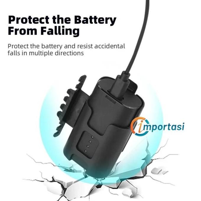 Brdrc Battery Holder For Dji Avata / Fpv Goggles 2 / 3 / V2 / Integra Tempat Baterai Storage Case Cl