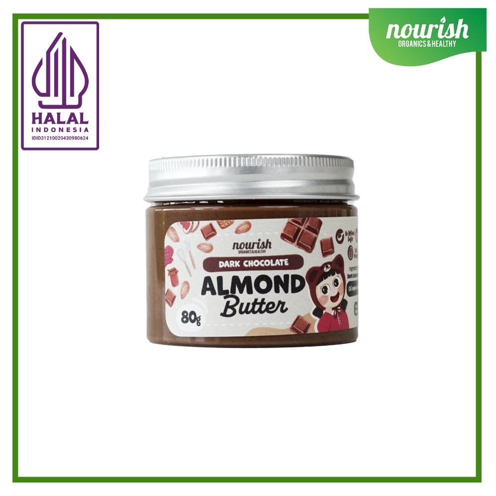 

Nourish Dark Chocolate Almond Butter 80 Gr - Vegan Halal