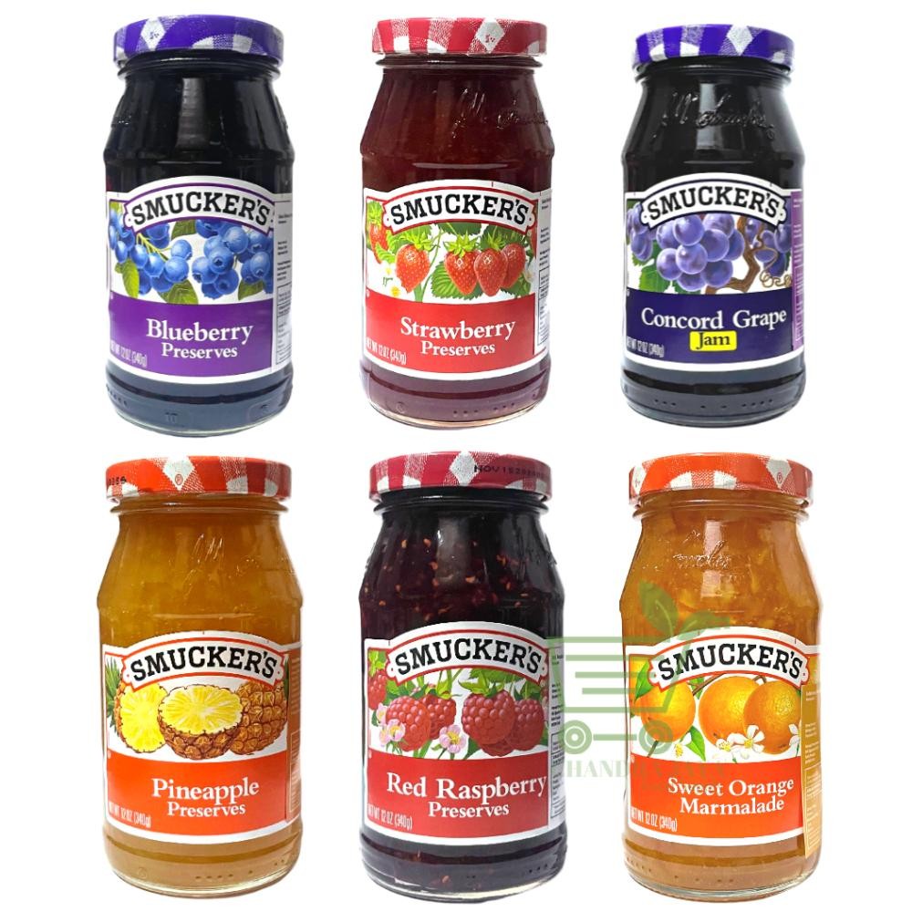 

Smuckers Smucker's Jam Selai Strawberry Blueberry Pineapple 340 gr