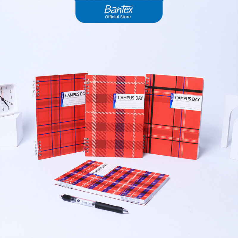 

Bantex Buku Tulis Spiral A5 70 gsm Bergaris - Campus Kotak Modern Buku Catatan Pelajar SPA560-005