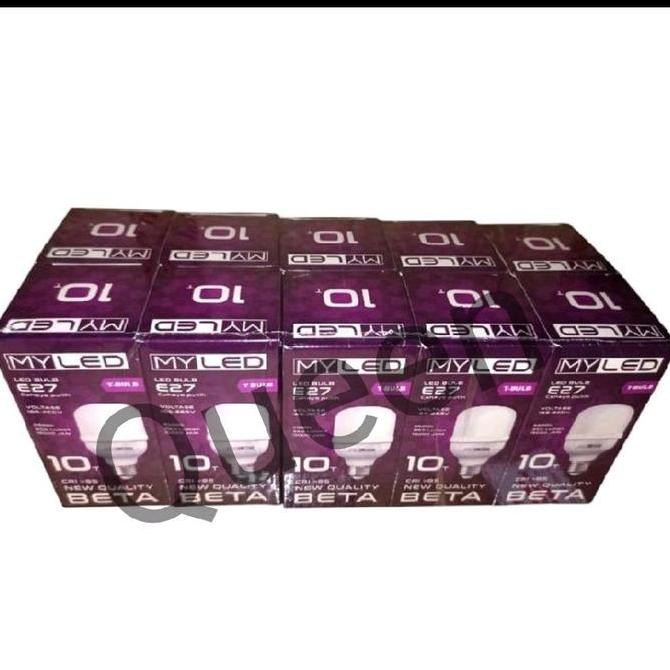 Myled Beta 10 Watt / Pack Isi 10 Pcs Sni New Stok