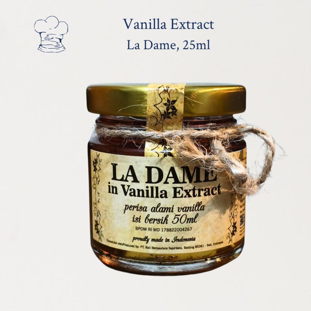 

La Dame Vanilla Extract / Vanilla Bean Paste (25/50/100ml) Ekstrak & Pasta Vanila Premium