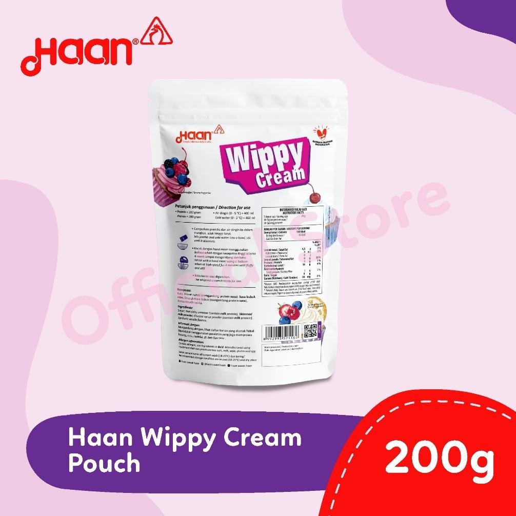 

HAAN WIPPY CREAM POUCH 200gr
