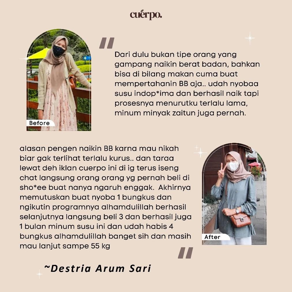 

Cuerpo Susu Tinggi Kalori & Protein 960 Gram