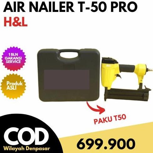 

Hl Mesin Paku Tembak - Alat Staples Mesin Kompresor H&L T50 Pro Co
