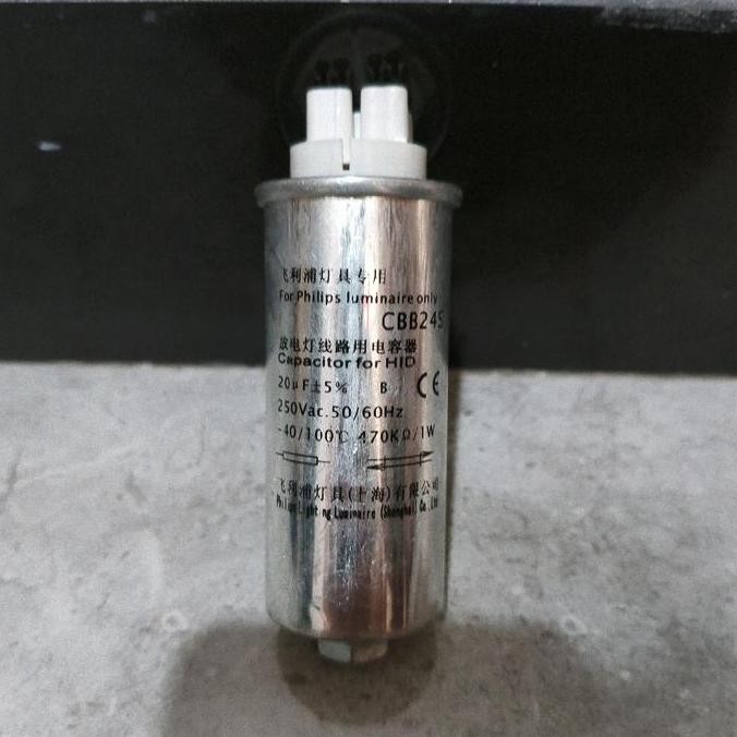 Kapasitor Lampu Hpit Hid Philips 20 Uf New Stok