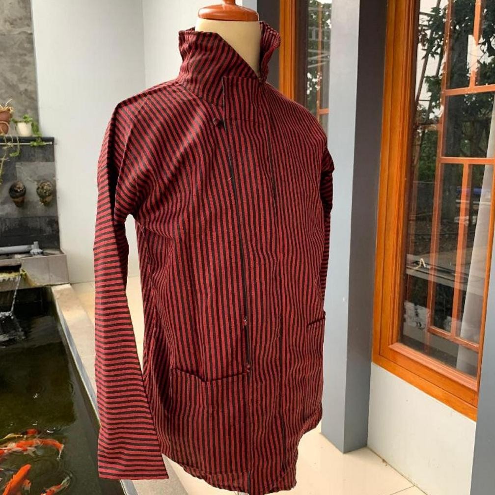 New Setelan Baju Adat Jawa/Setelan surjan+jarik+blangkon/Set baju surjan pria dewasa/baju lurik jogj