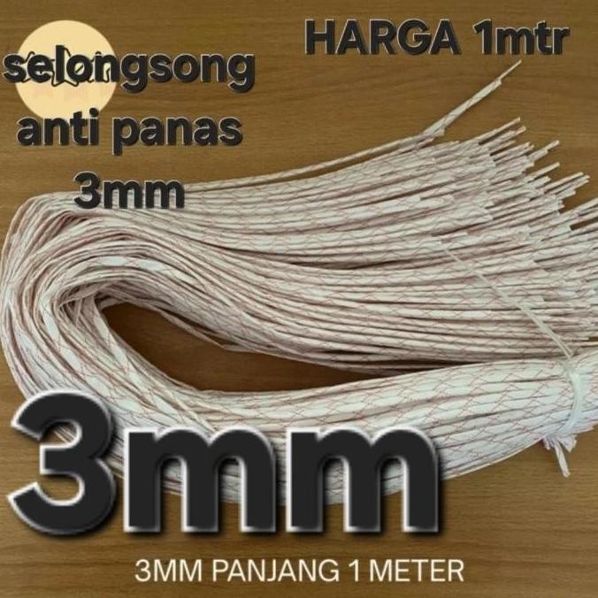 

SELONGSONG ANTI PANAS 1MM PUTIH 1 MTR HEATSRINK HEATSRING