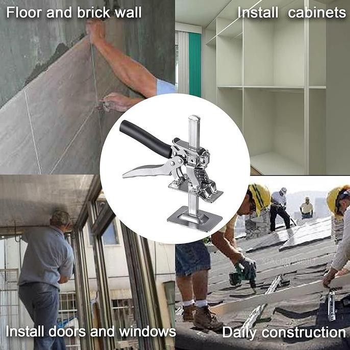 Dongkrak Perabotan Mebel Lemari Alat Bantu Angkat Ungkit Barang Pintu Ubin 160 Kg Tile Labor Saving 