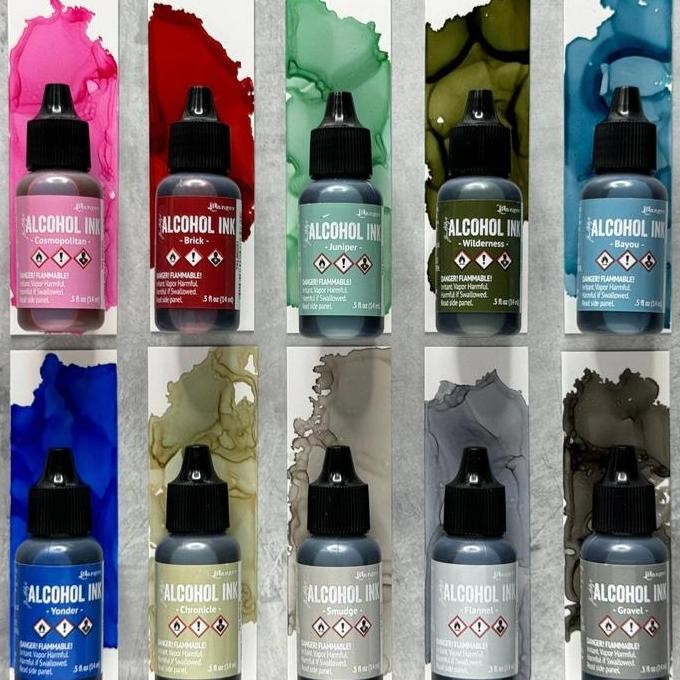 

Alcohol Ink Pitch Black Pewarna Resin