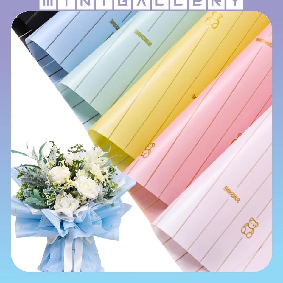 

20 Lembar Kertas Buket Bunga Flower Wrapping Cellophane Wateroof Kb6096