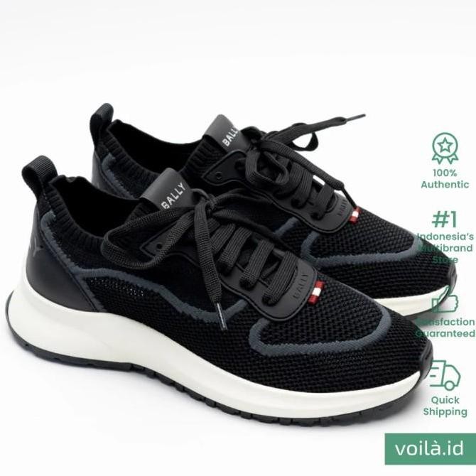 Voilaid Bally Darwey-T Running Sneakers Black White