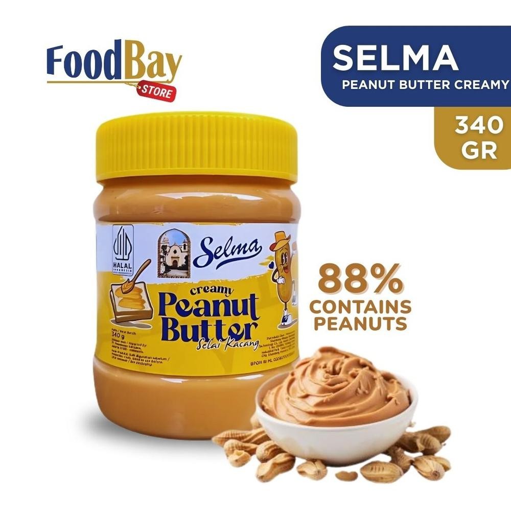 

SELMA Peanut Butter Creamy Selai Kacang Original Smooth 340 Gr